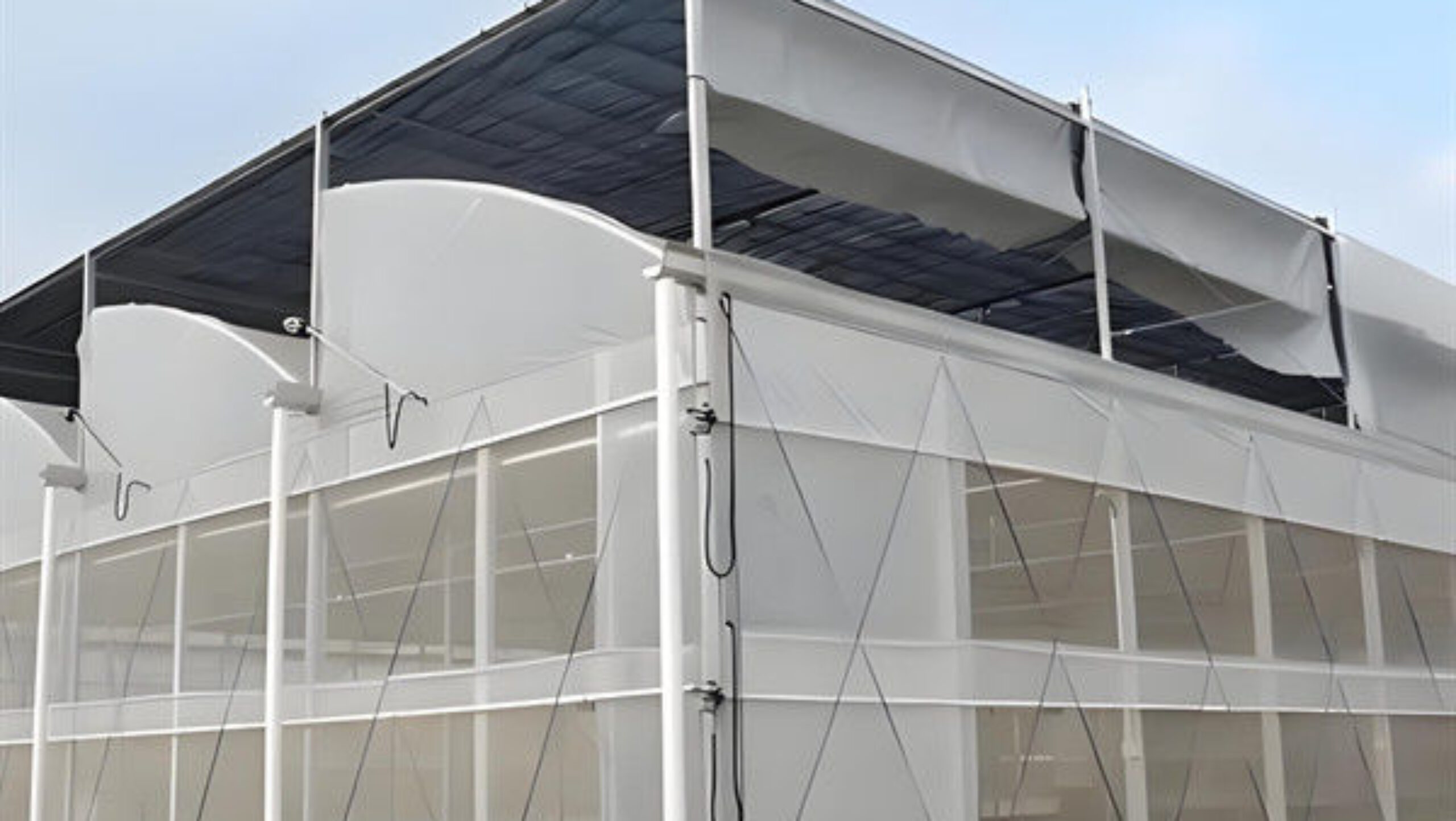 4m Height Steel Structure Greenhouse Gothic Type Easy Installation