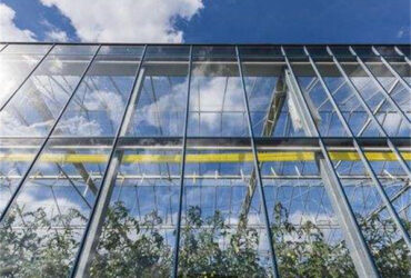 Adjustable Shading Net Venlo Greenhouse Multi Span Glass Green House