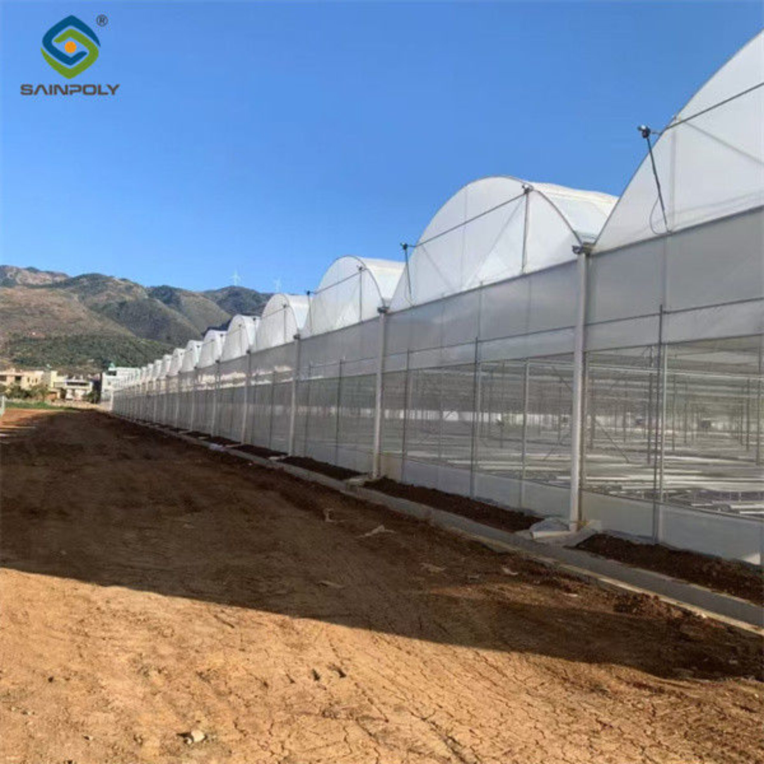 Automated Commercial Greenhouse Agriculture Farming Greenhouse Weather Proof