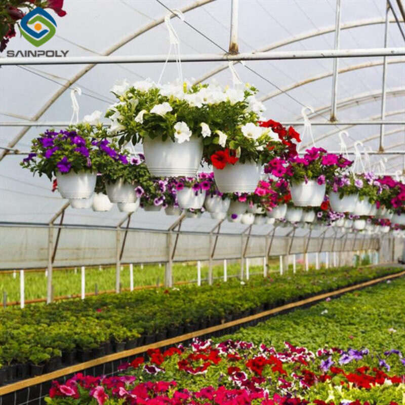 Commercial 4 Season Greenhouse Flower Planting Greenhouse UV Resistant