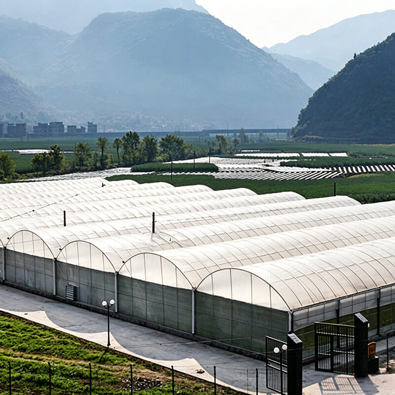 Commercial Multi-Span Greenhouse for Global Growing Projects