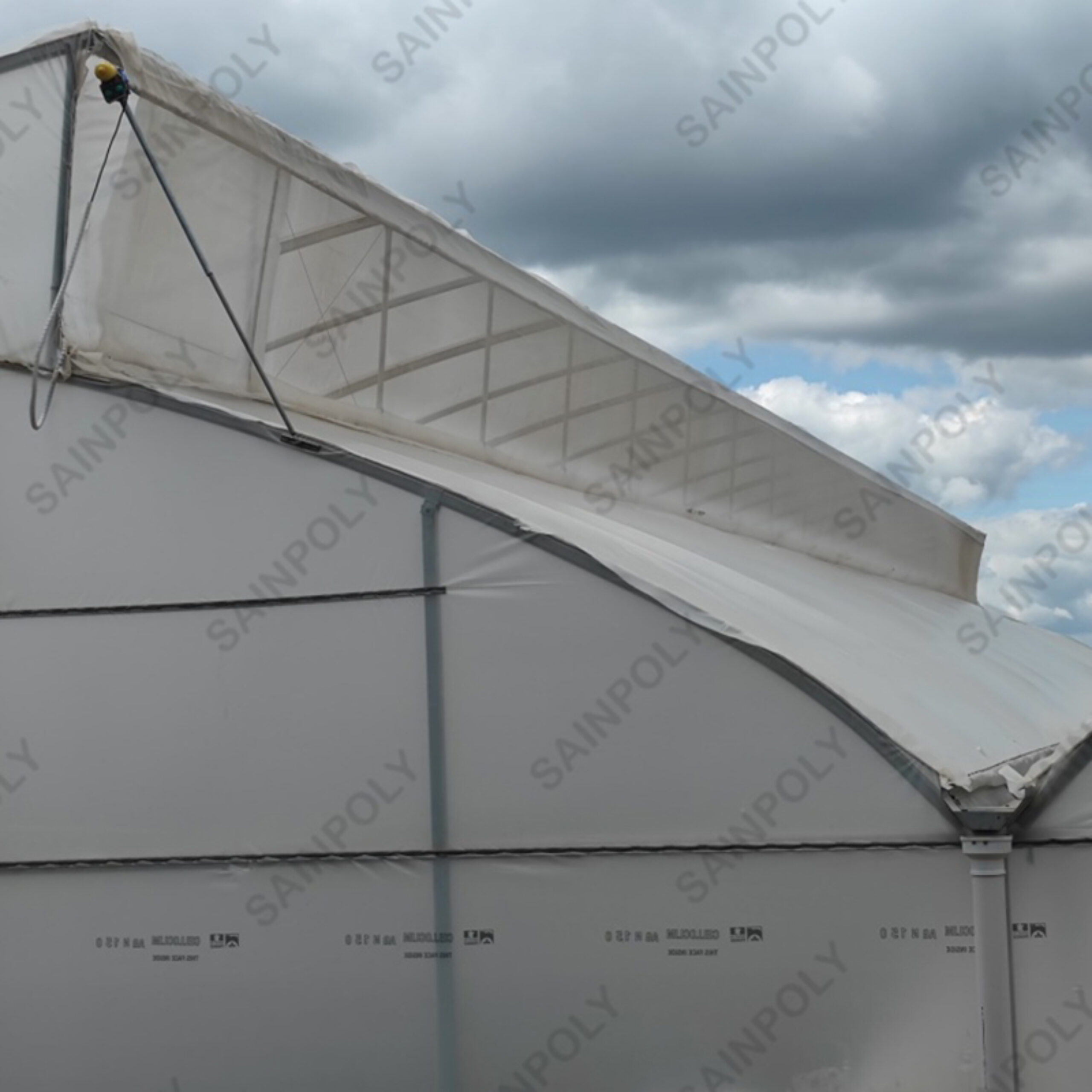 Commercial Sawtooth Greenhouse with Integrated Growing Systems