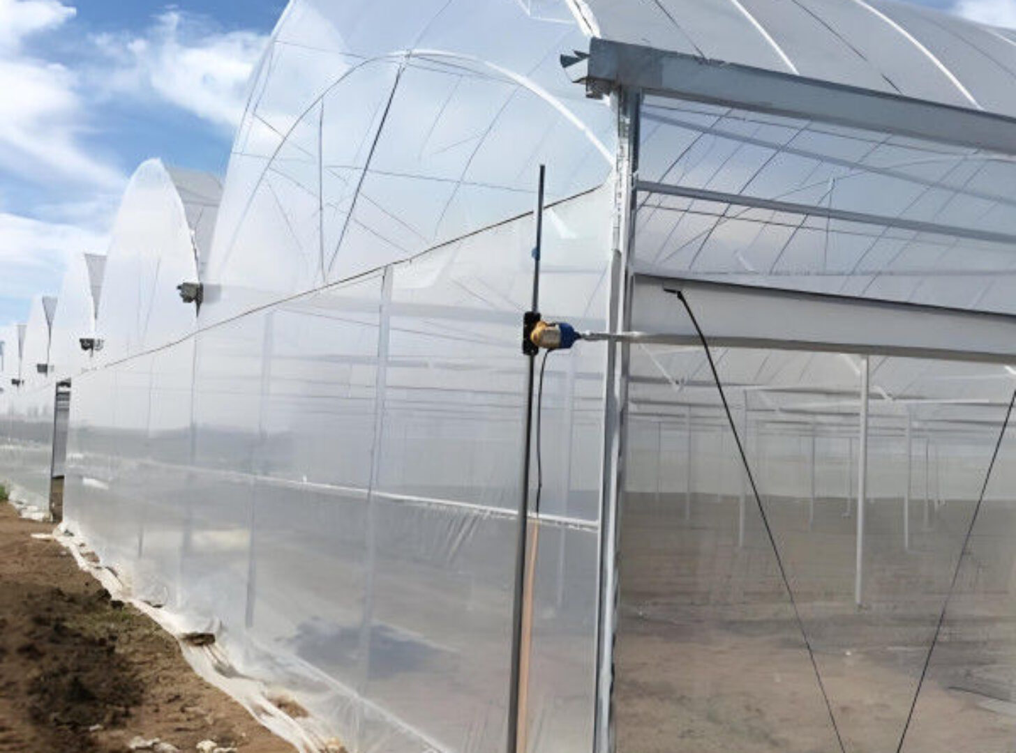 Computerized Control Agricultural Greenhouse Vegetable Growing Greenhouse Customizable Size