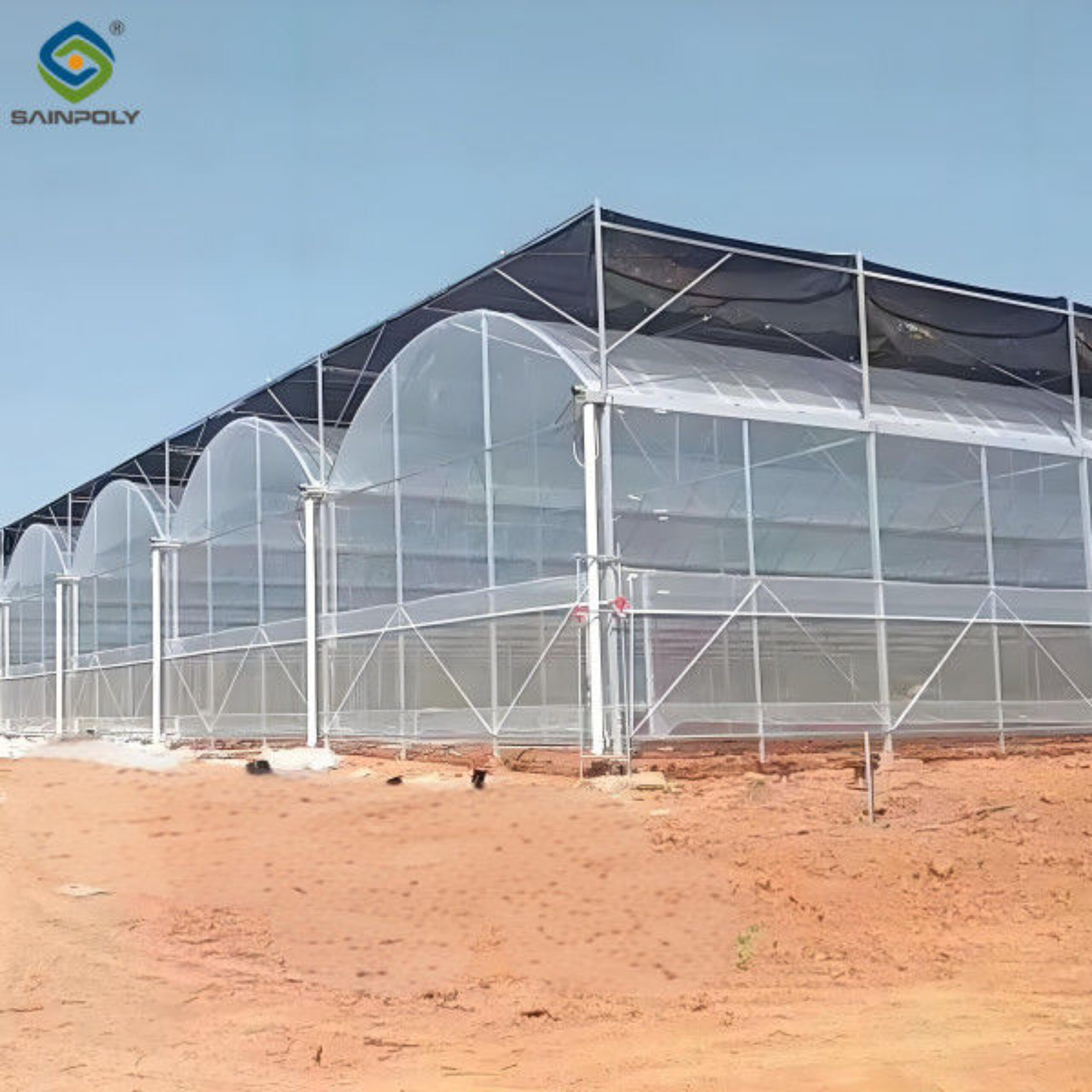 Computerized Control Agriculture Commercial Greenhouse Space Efficient