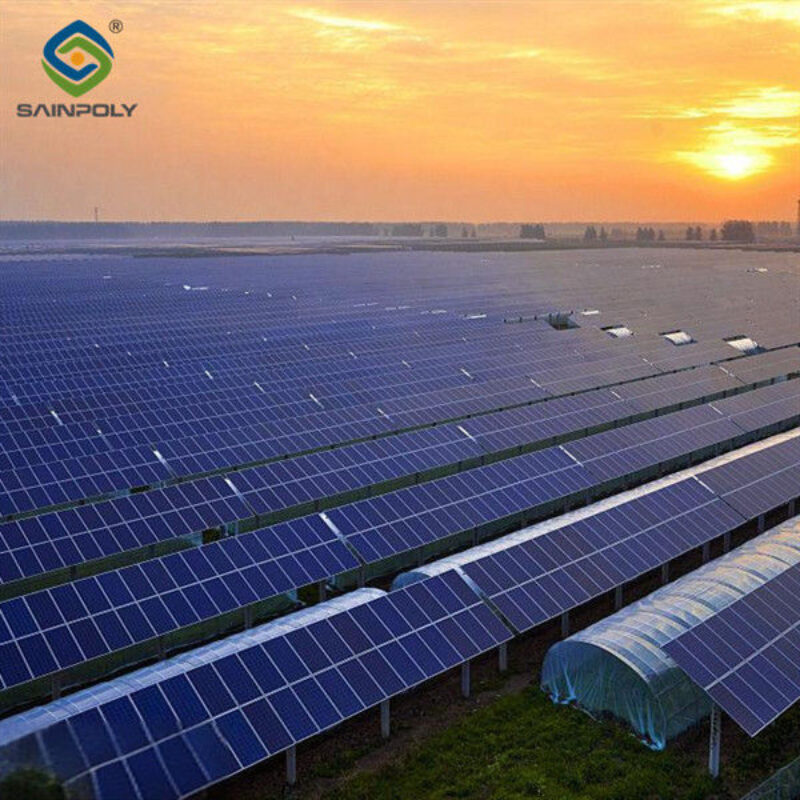 Customizable Winter Glass Solar Cell Greenhouse With Automation System