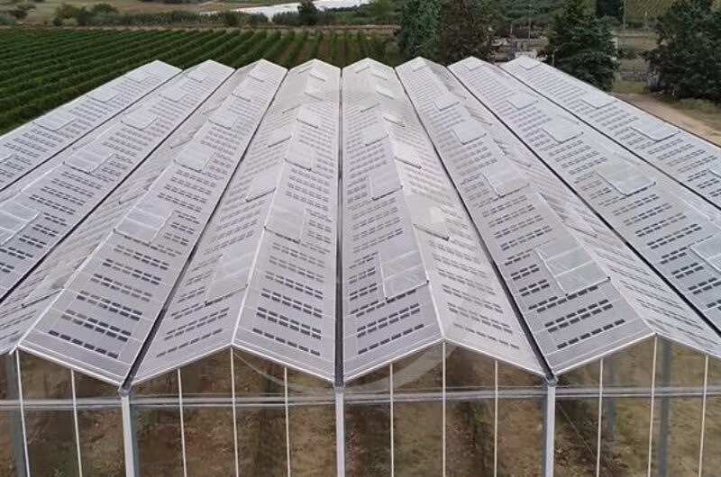 Customizable Winter Glass Solar Cell Greenhouse With Automation System