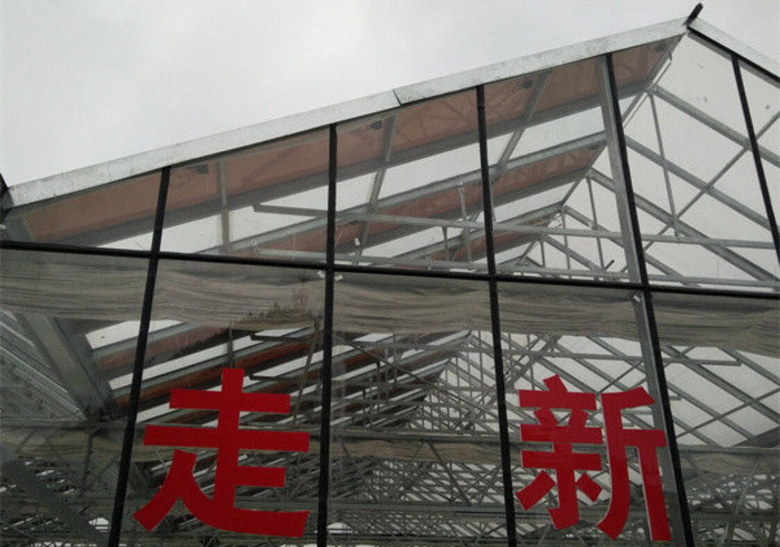 Customized Agriculture Solar Glass Greenhouse Double Glass Greenhouse