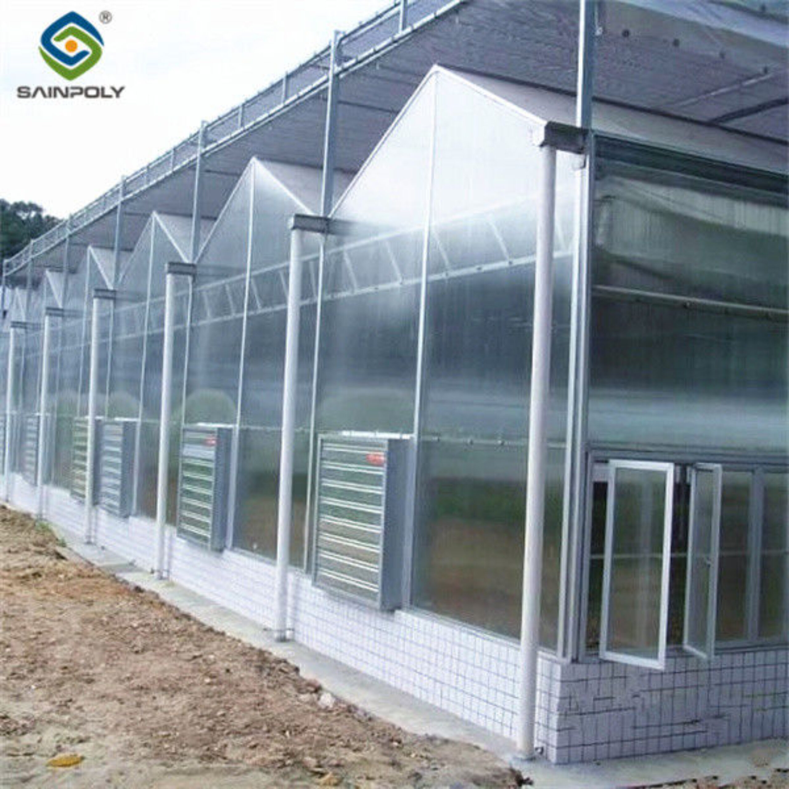 Customized Size Intelligent Greenhouse Vegetable Growing Greenhouse