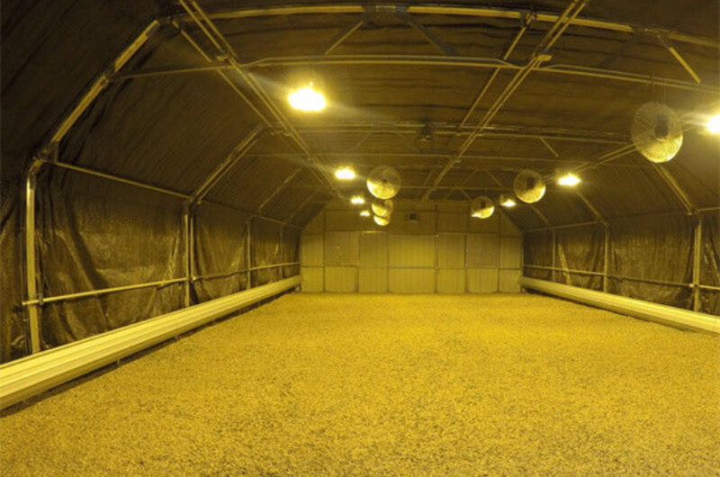 Customized Size Light Deprivation Blackout Greenhouse Include Irrigation System