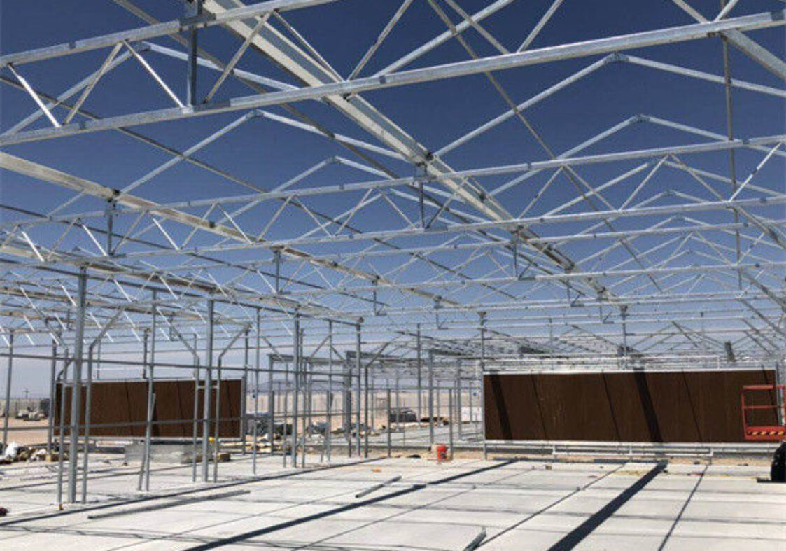 Customized Standard Blackout System Greenhouses 4.5-7.5m Height