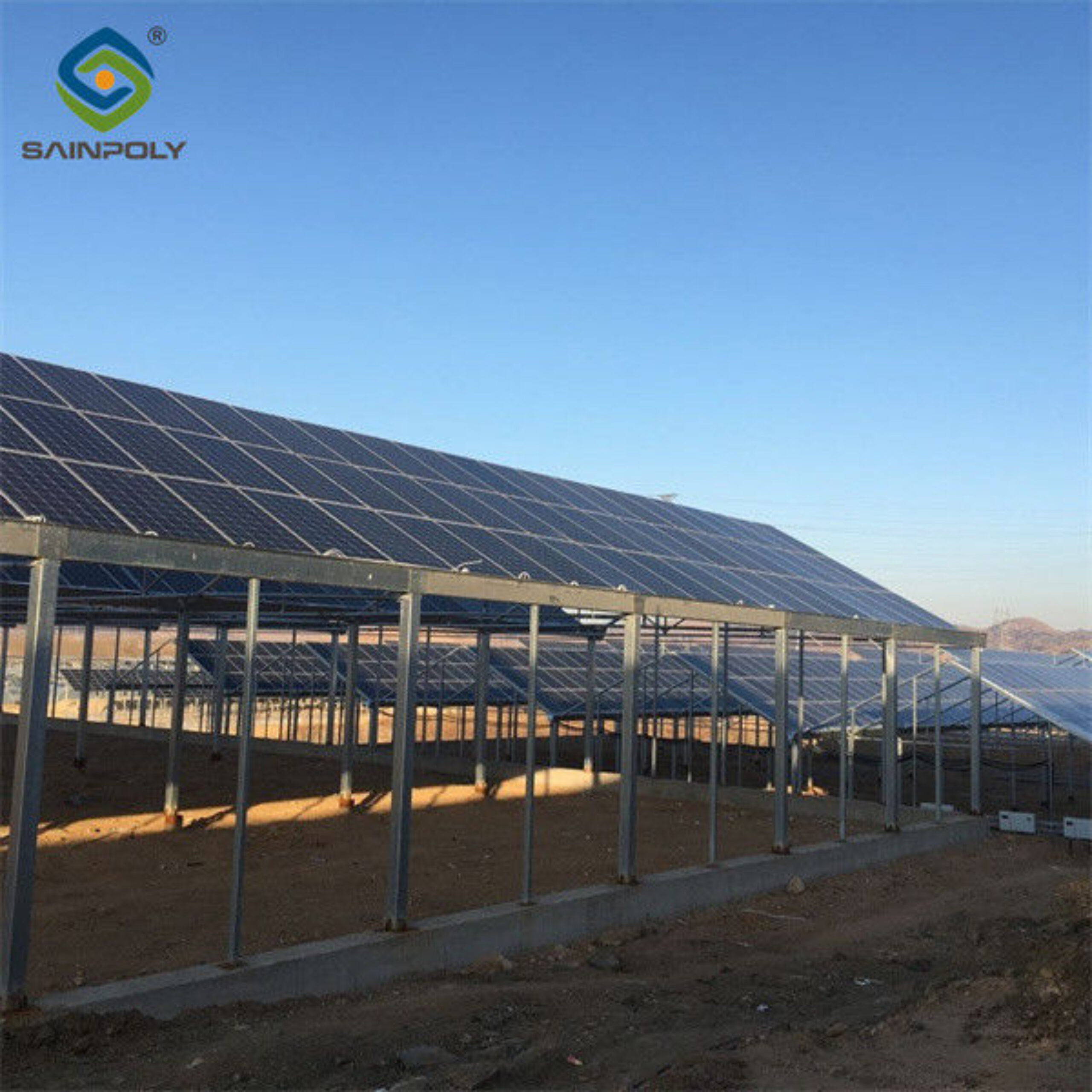 Double Layers Glass Cover Photovoltaic Greenhouse Solar Panel Greenhouse