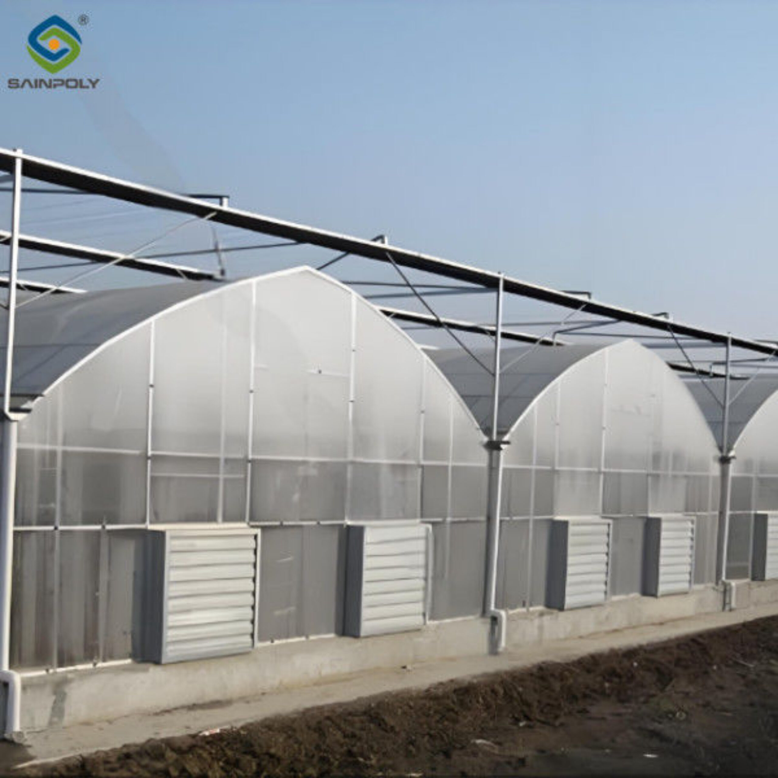 Easy To Assemble Multi Span Greenhouse For Growing Vegetables And Flowers