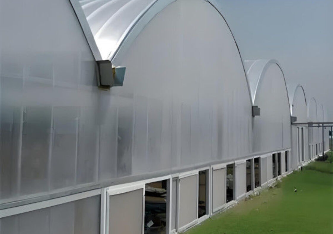 Easy To Assemble Multi Span Greenhouse For Growing Vegetables And Flowers
