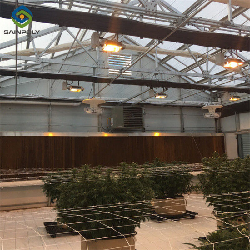 Electric Type Full Dark Blackout Greenhouse For Agricultural Commercial