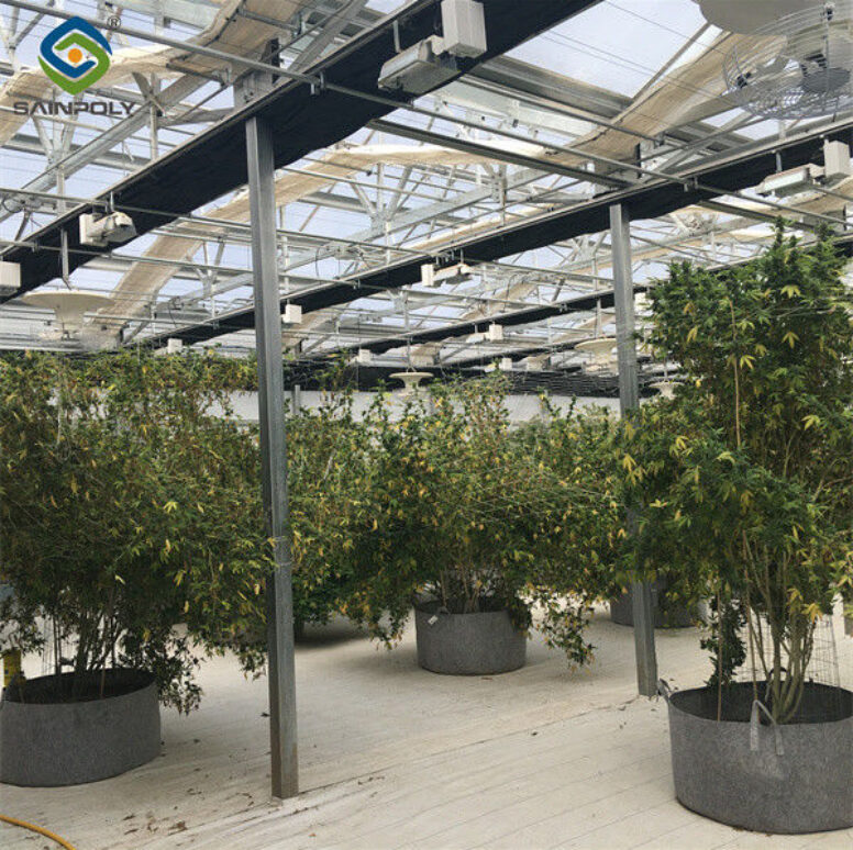 Electric Type Full Dark Blackout Greenhouse For Agricultural Commercial