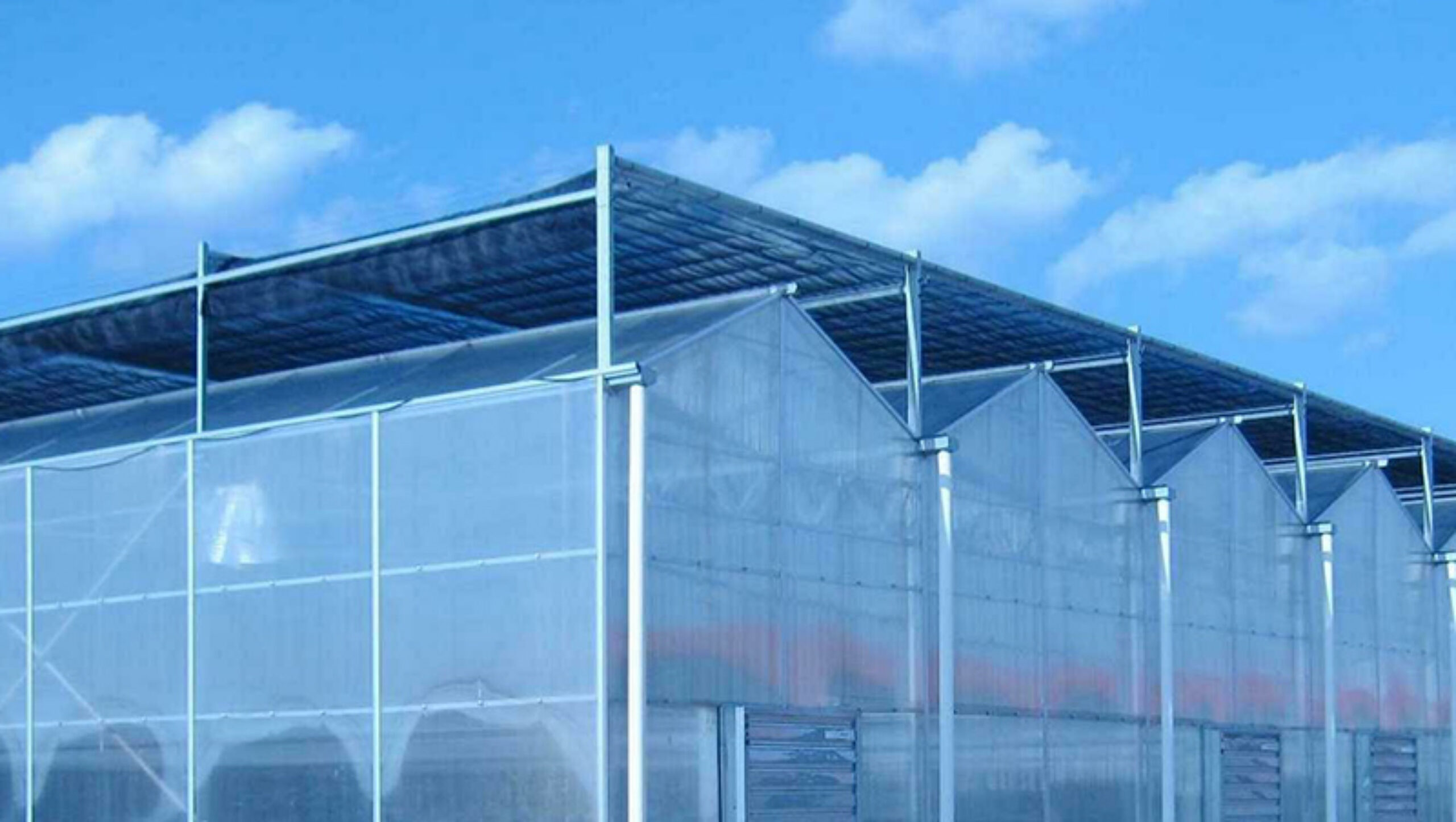 Factory manufacturing of commercial polycarbonate greenhouses for vegetable cultivation