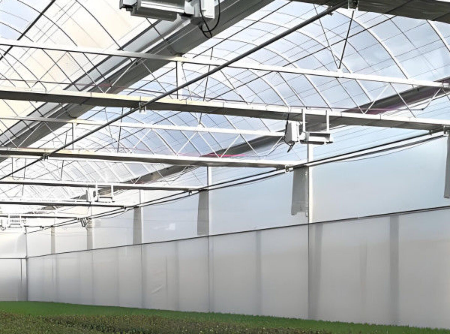 Film Covering Intelligent Greenhouse Waterproof With Automatic Electric Systems