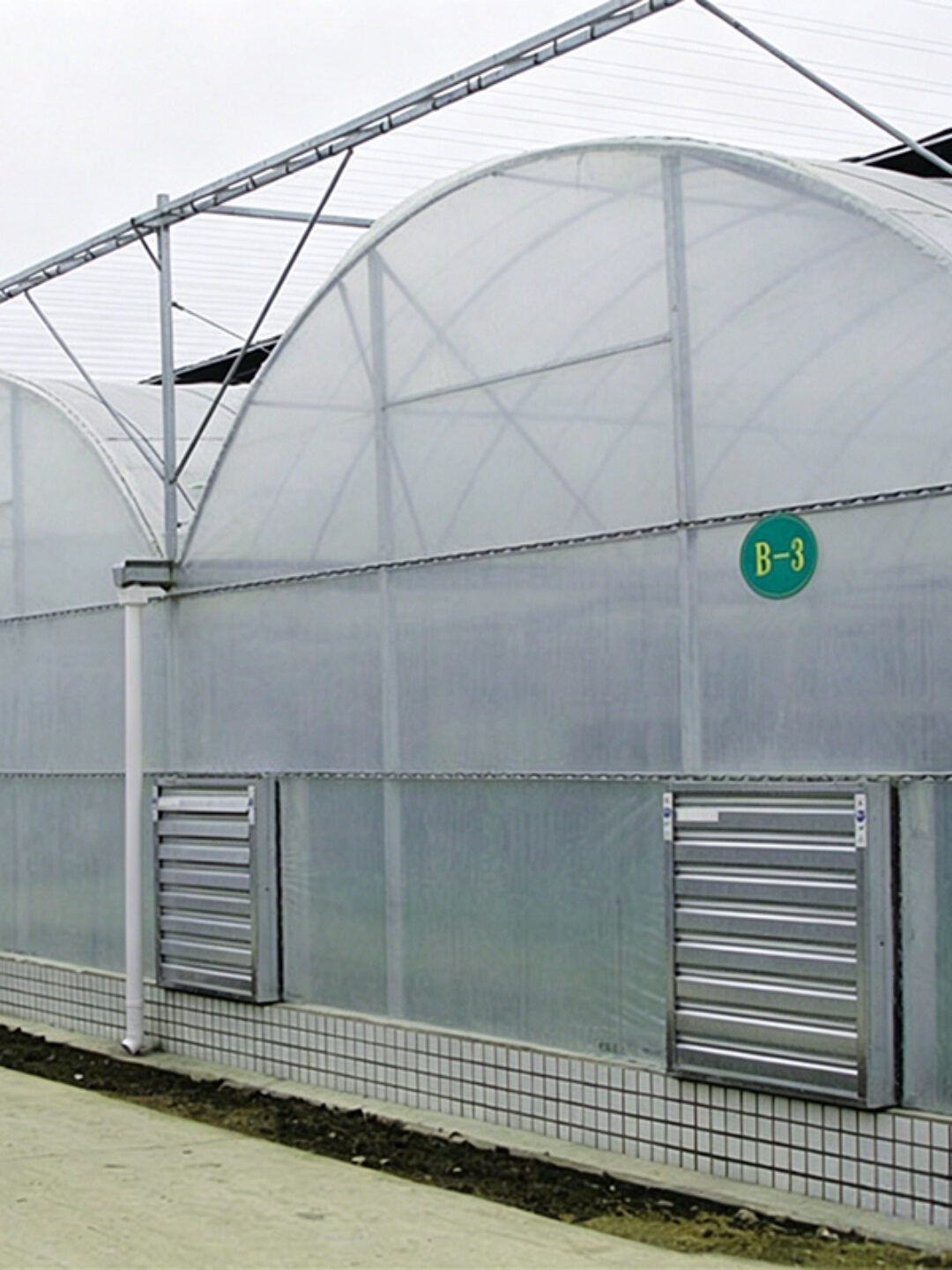 Film Greenhouse with Automated Shading and Irrigation