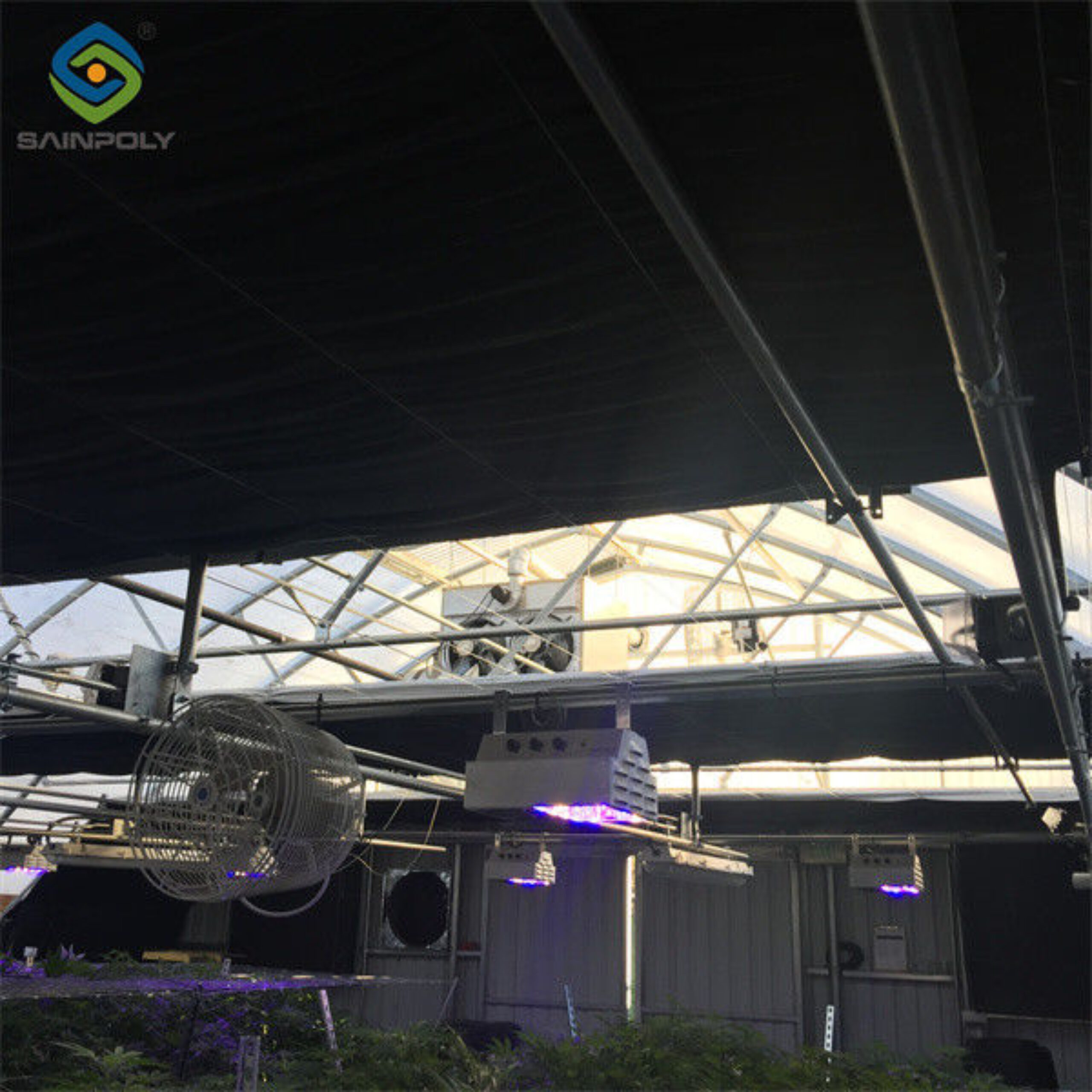 Fully Automated Light Deprivation Greenhouses With Blackout System For Herb