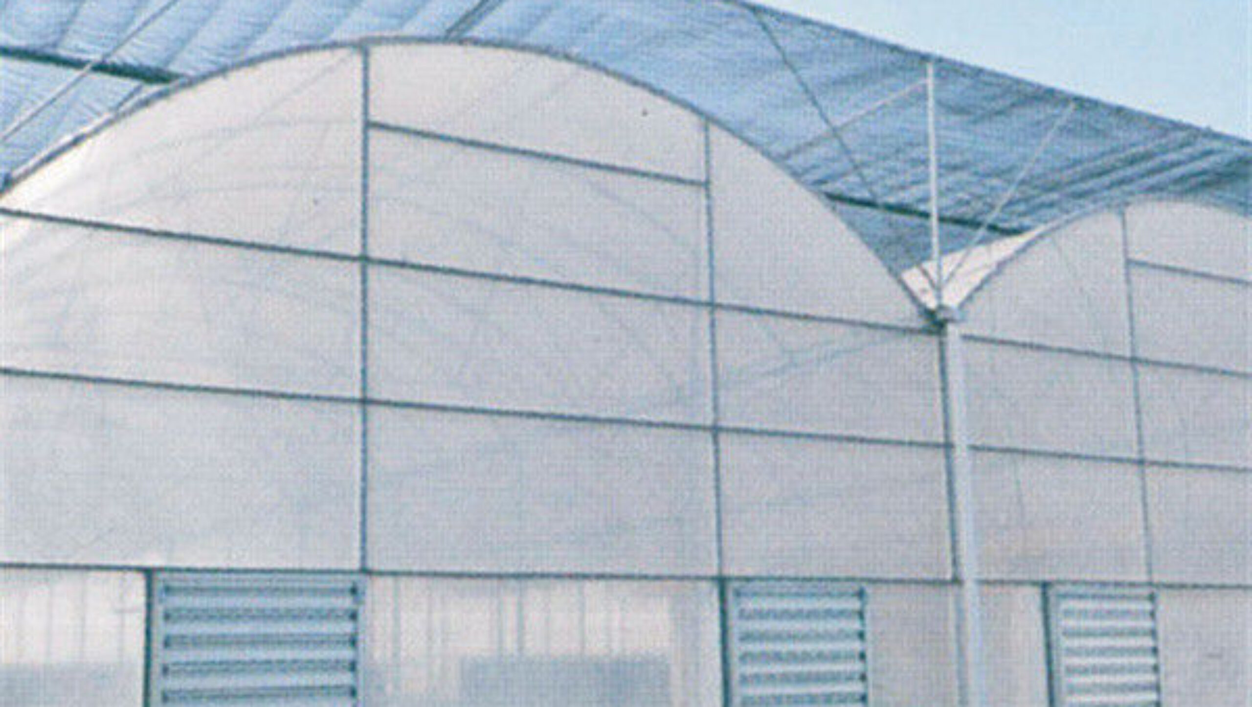 Galvanized Steel Frame Multispan Greenhouse 30-100m Length Customized Size