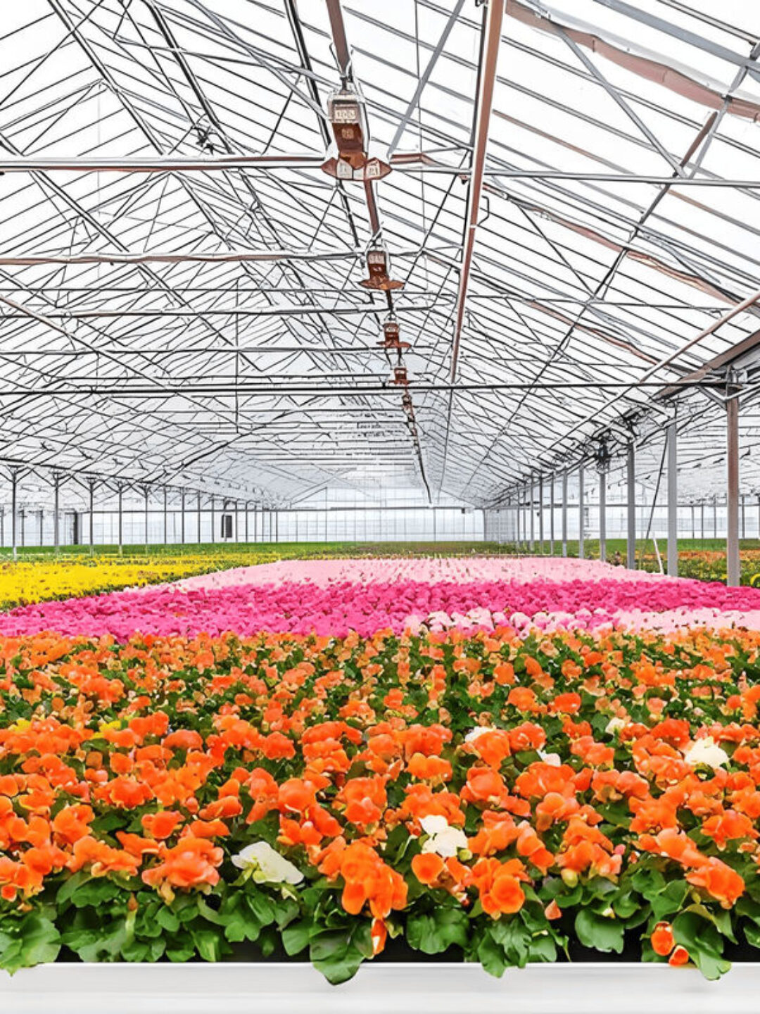 Glass Film Polycarbonate Greenhouse Flower Greenhouse With Intelligent Systems