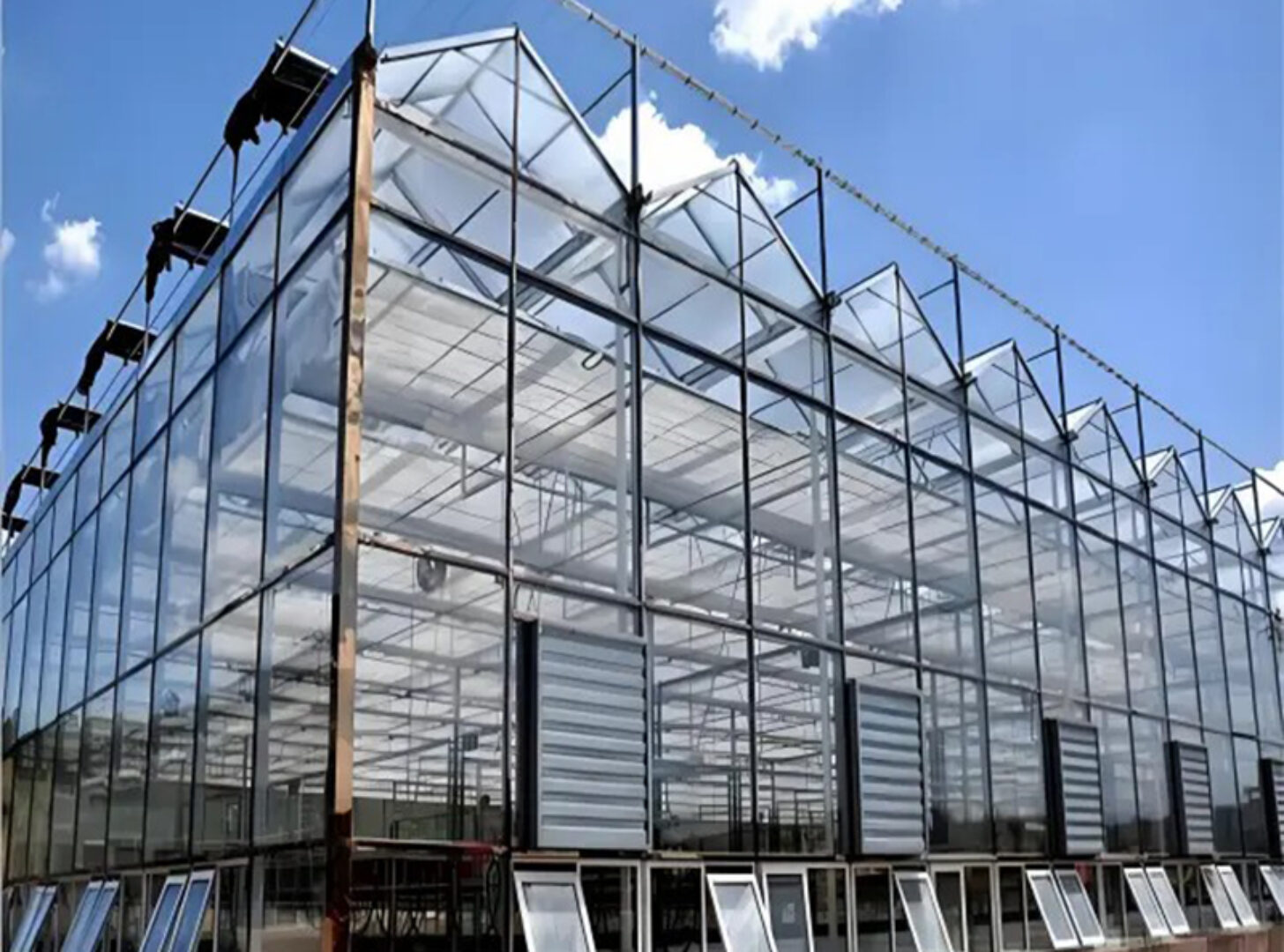 Global commercial greenhouse supplier Venlo greenhouse for cultivation in cold regions