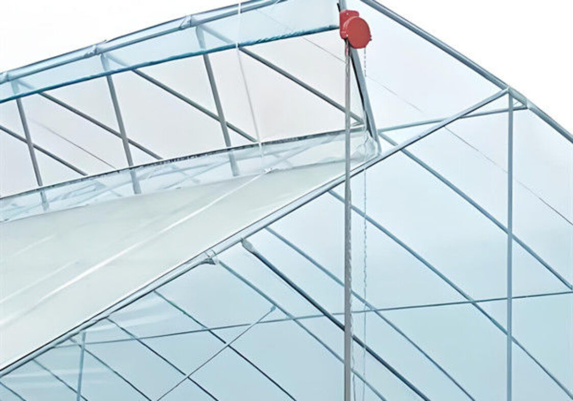 Gothic Frame Greenhouse Large Size Agricultural Multi Span Plastic Film Greenhouse