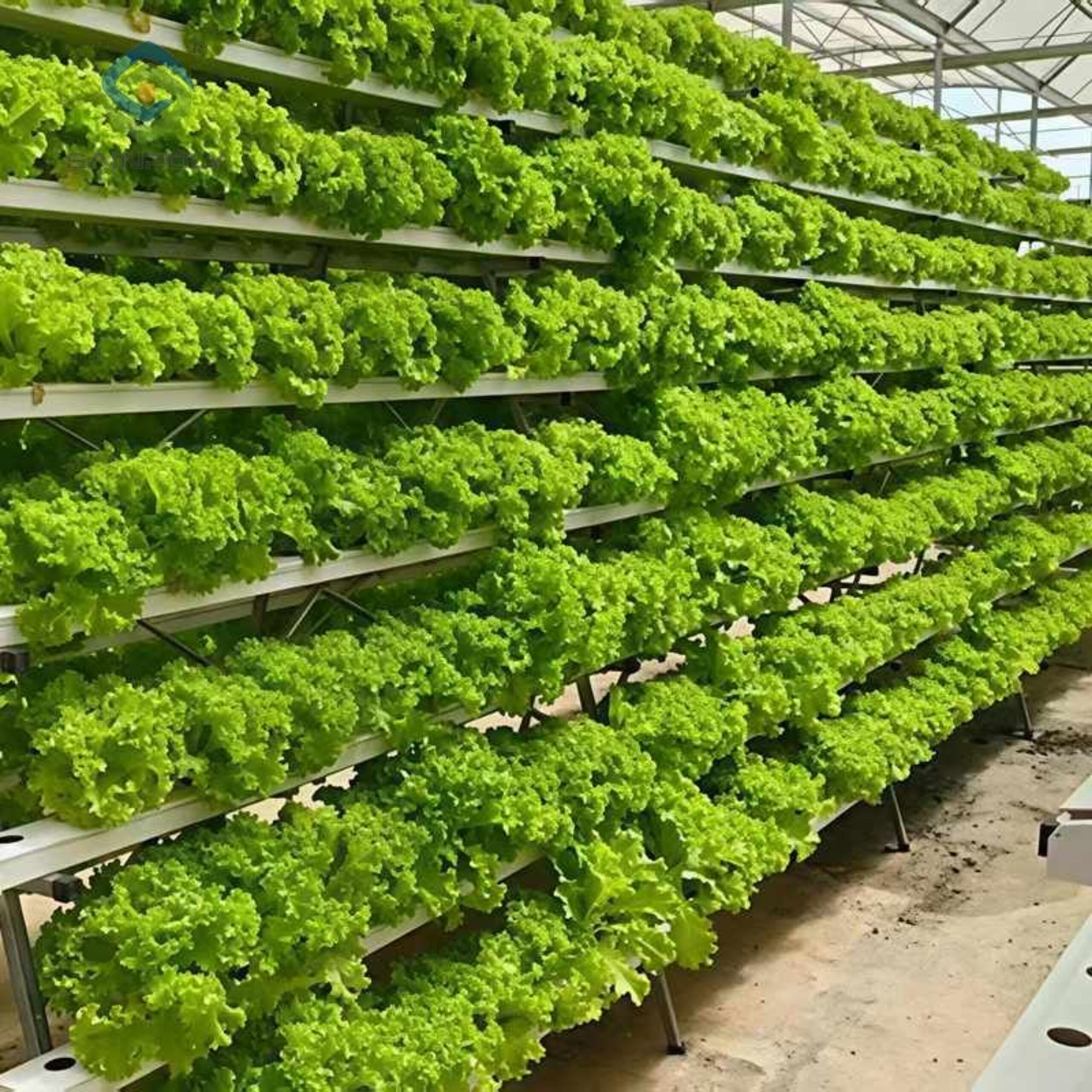 High Space Utilization Vertical Hydroponic Greenhouse