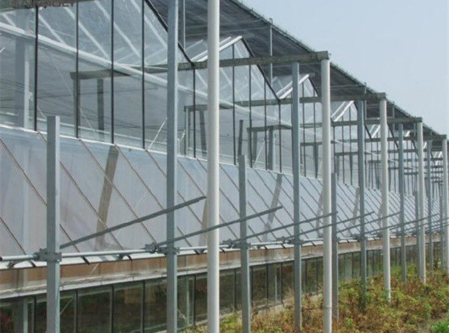 High Strength Agricultural Glass Greenhouse Venlo Type Easy Installation