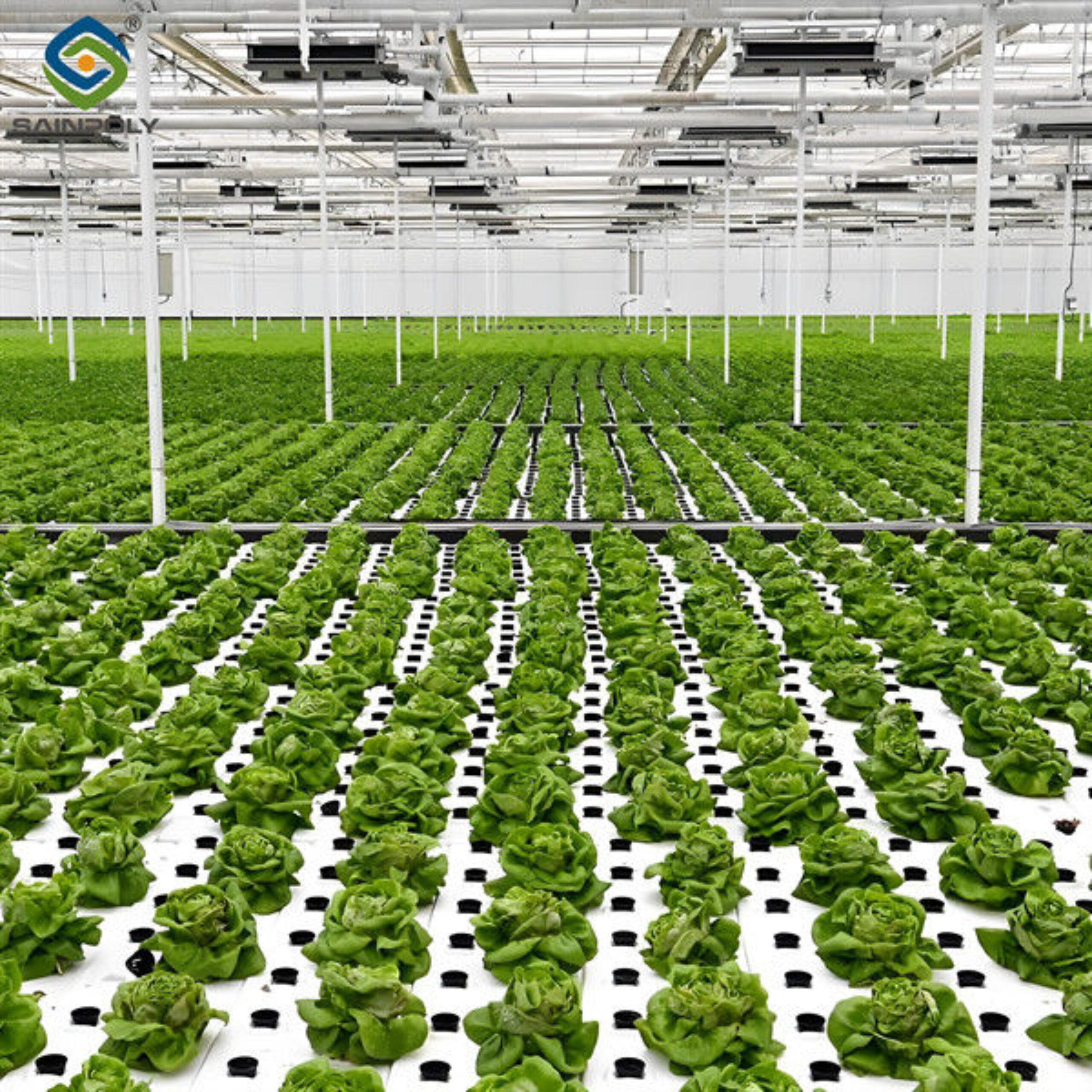 High Yield Large Vertical Hydroponic Greenhouse Soilless Cultivation