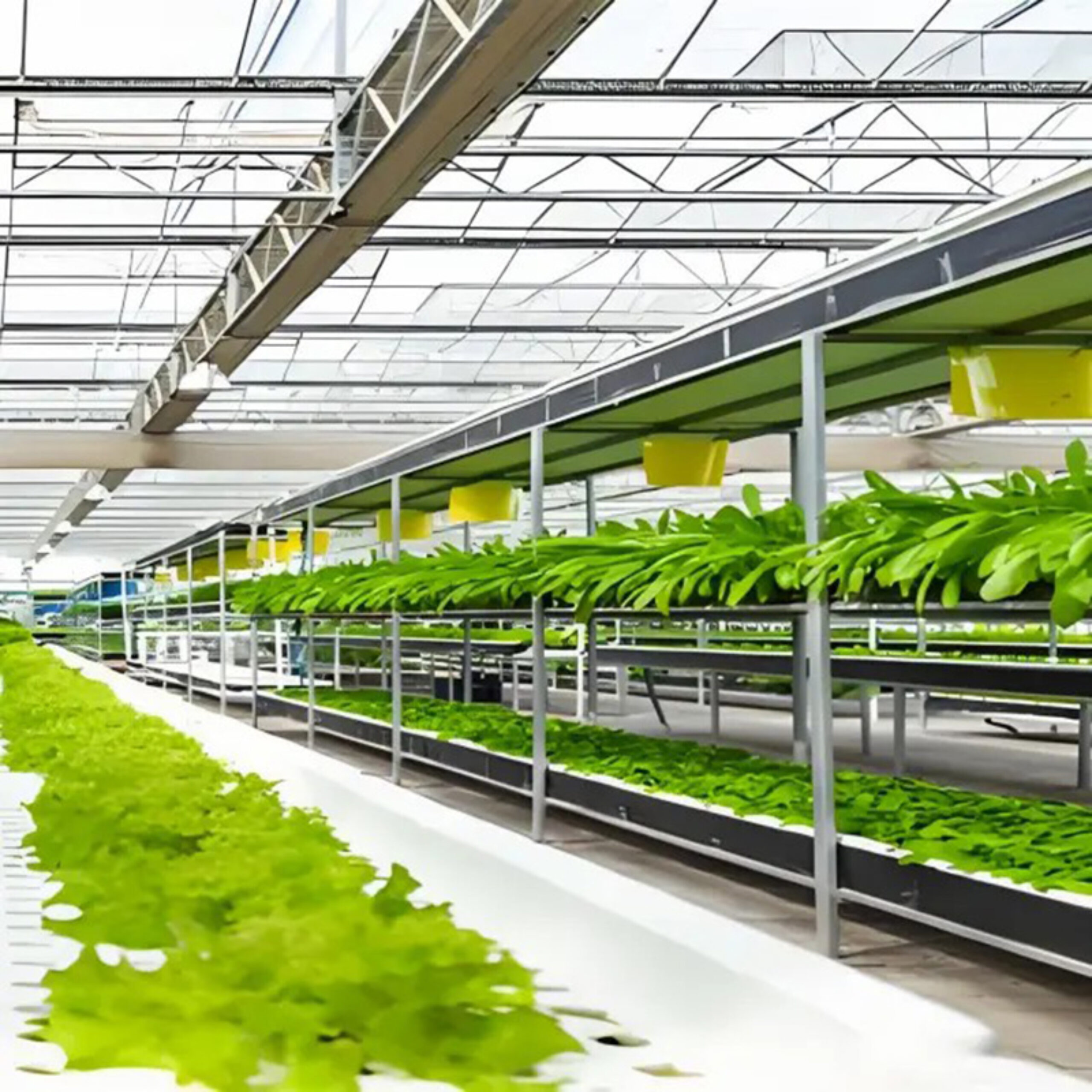 Hydroponic greenhouse equipped with multiple hydroponic modes, suitable for annual planting of various