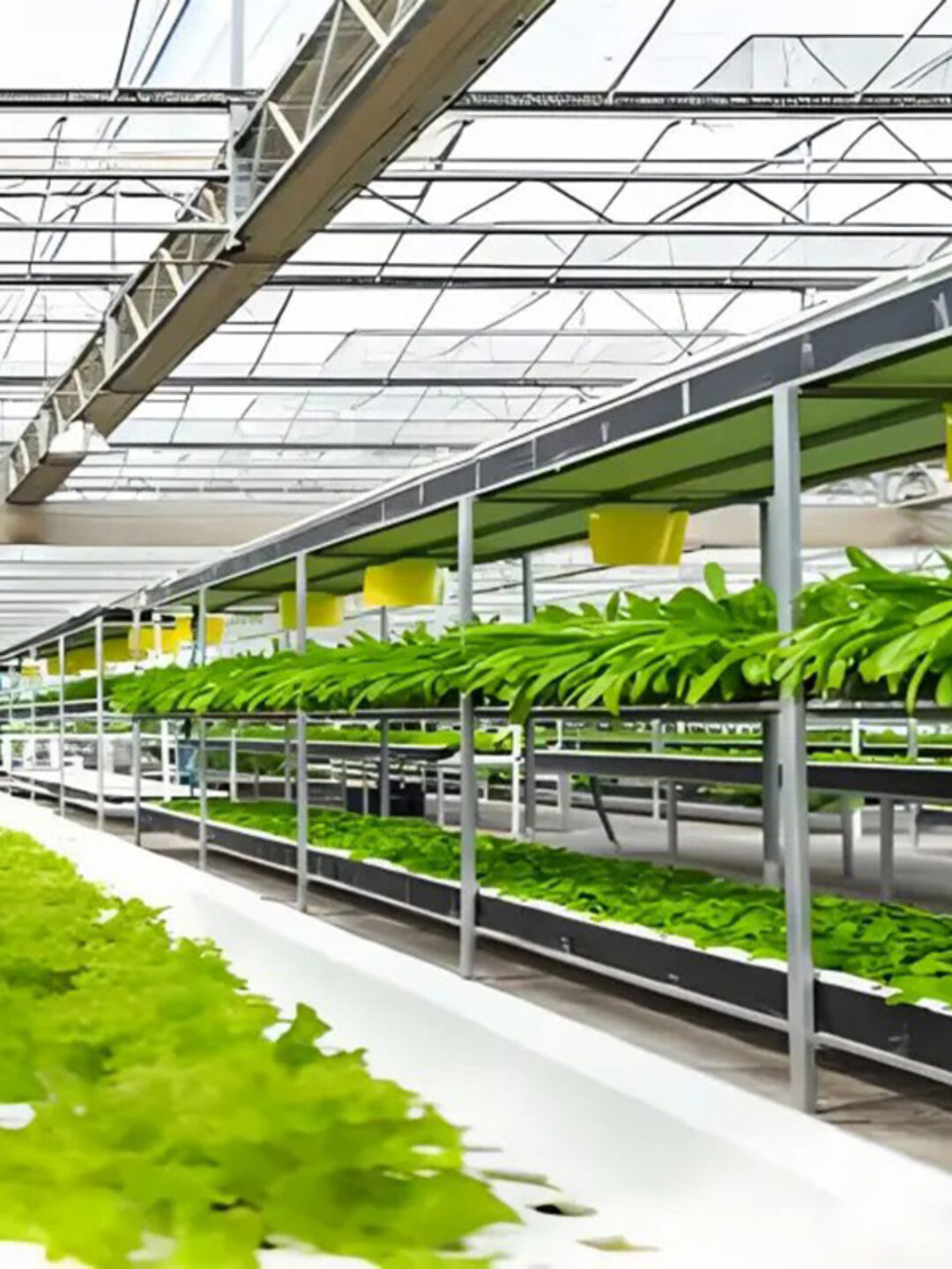 Hydroponic greenhouse equipped with multiple hydroponic modes, suitable for annual planting of various