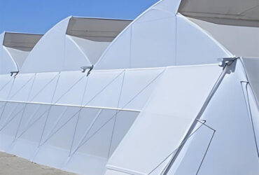 Intelligent Smart Agricultural Gothic Greenhouse Customization Size