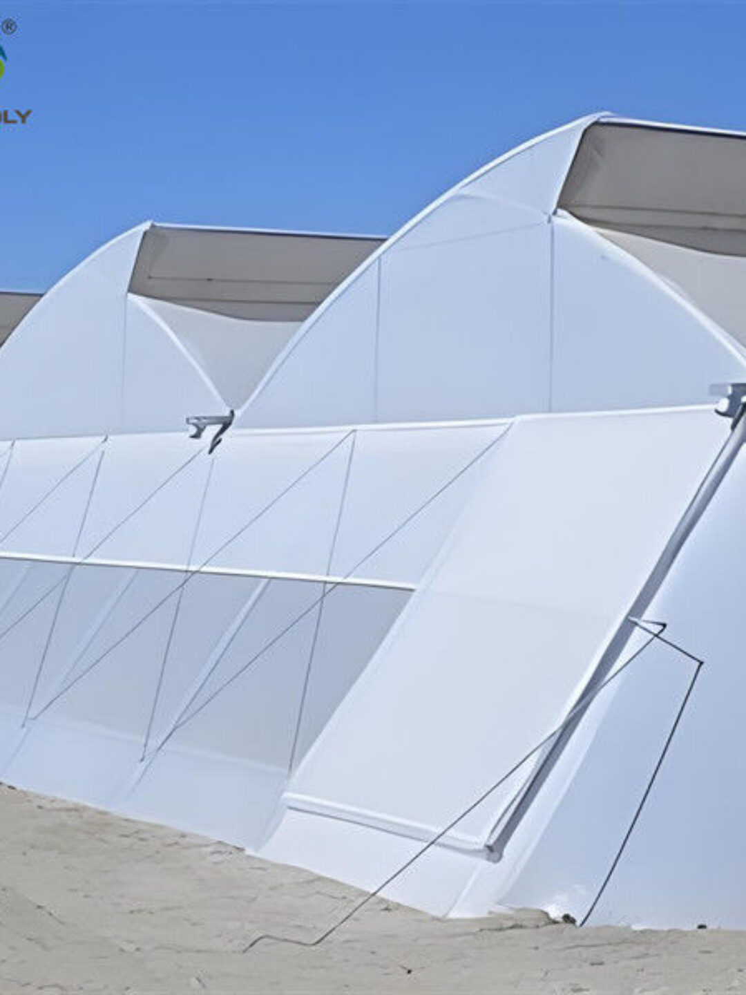 Intelligent Smart Agricultural Gothic Greenhouse Customization Size