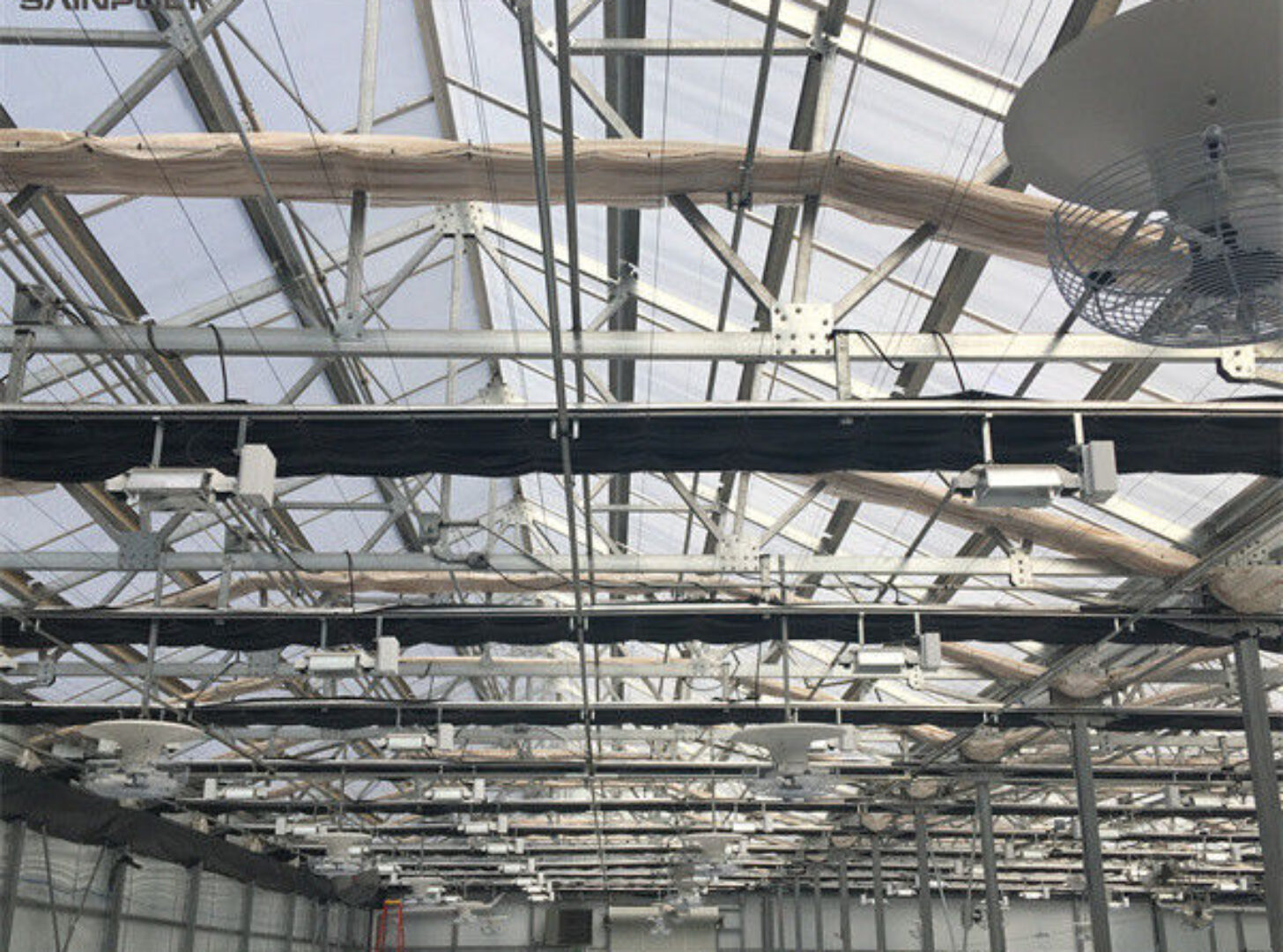 Interior Light Dep Greenhouse With Block Sunshine Systems