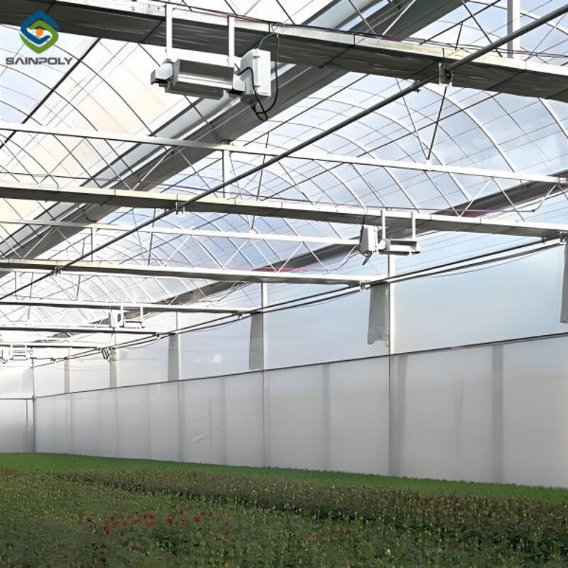 Large Commercial Greenhouse With Hydroponic Growing System