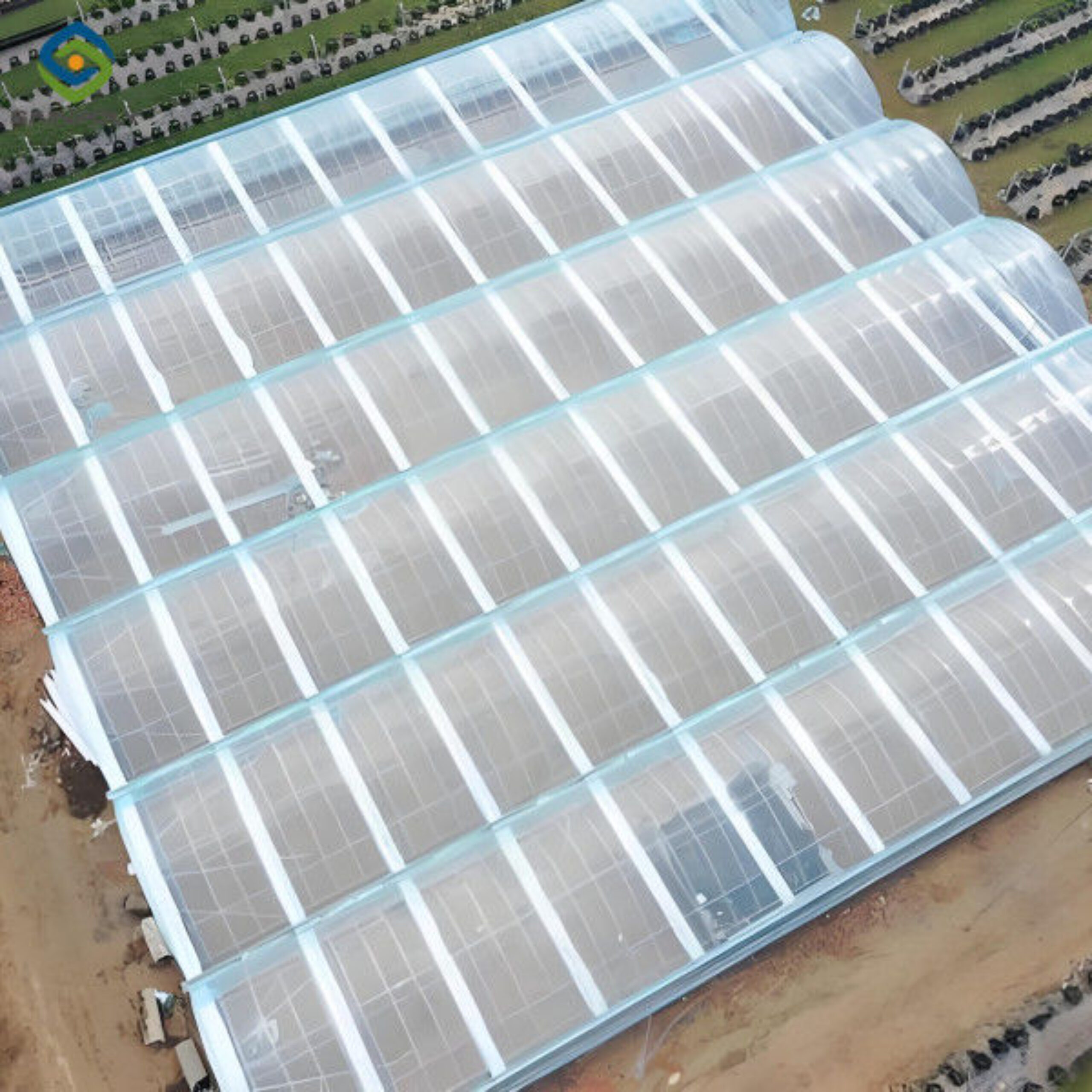 Large Commercial Greenhouse With Hydroponic Growing System