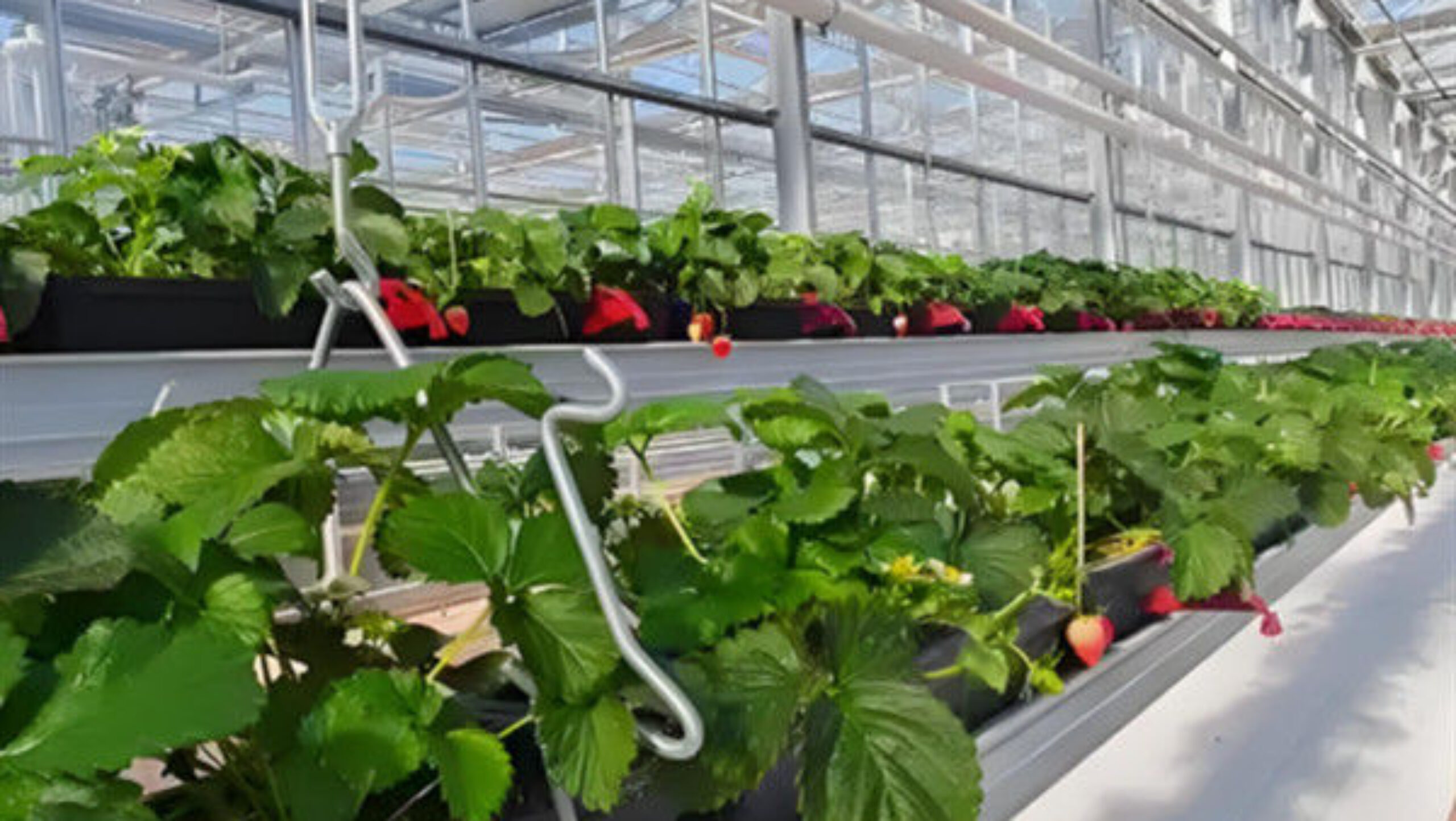 Large Scale Greenhouse Agricultural Green House Stable Structure Easily Assembled