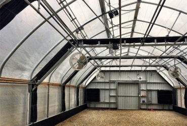 Large Smart Automated Light Deprivation Greenhouse For Agriculture