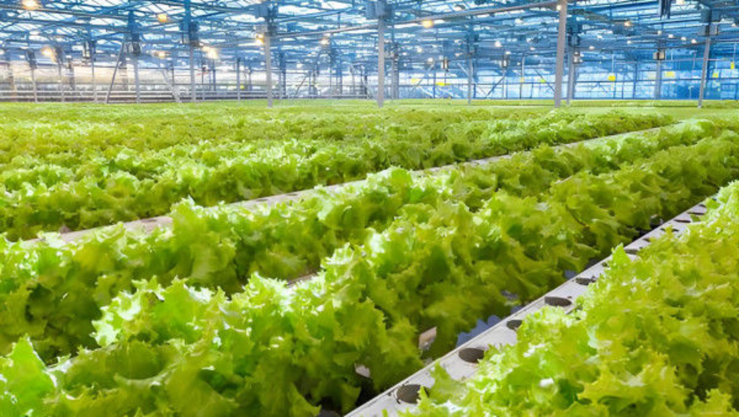 Lettuce Planting Hydroponic Farming Greenhouse Food Grade PVC NFT System
