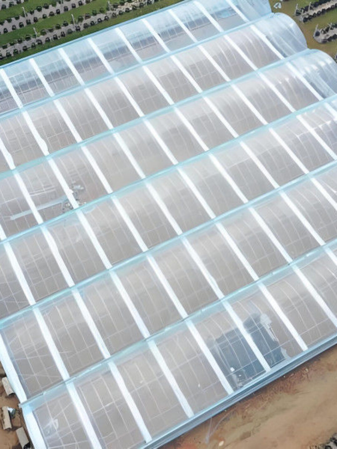 Modern Multi-span Plastic Film Greenhouse Frame Structure For Commercial Agriculture