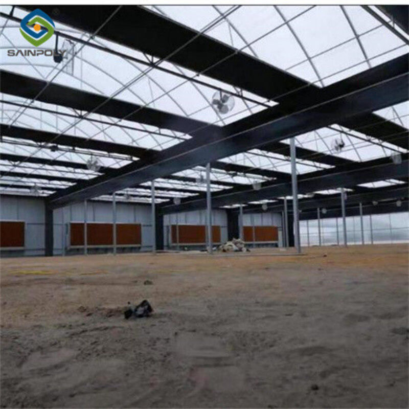 Multi Span Auto Blackout Greenhouse 3 Layers With Steel Structure