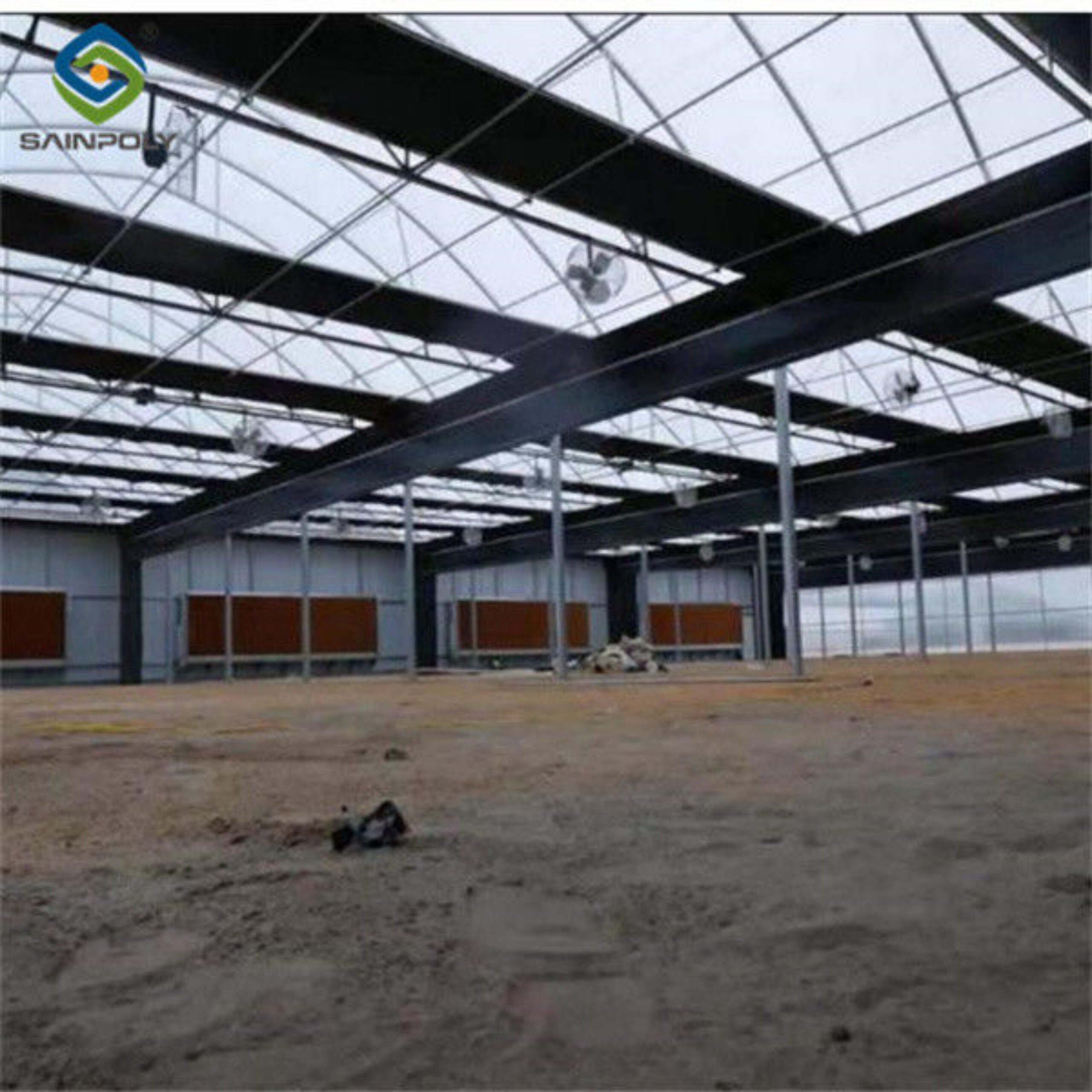 Multi Span Auto Blackout Greenhouse 3 Layers With Steel Structure