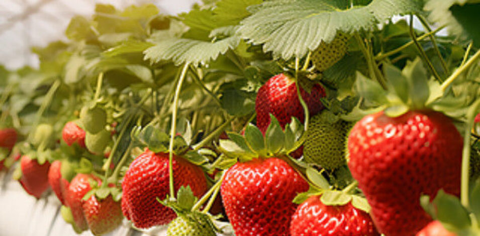 Multi Span Large Tunnel Greenhouse Strawberry Growing Automatic Greenhouse