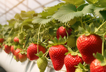 Multi Span Large Tunnel Greenhouse Strawberry Growing Automatic Greenhouse