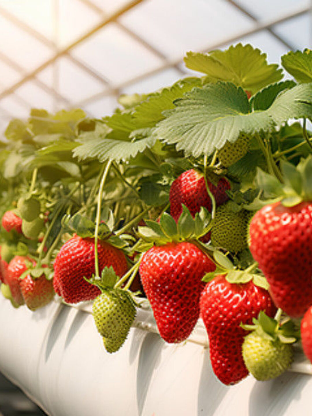 Multi Span Large Tunnel Greenhouse Strawberry Growing Automatic Greenhouse