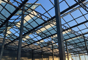 Multispan Agricultural Venlo Glass Greenhouse Good Insulation In Winter