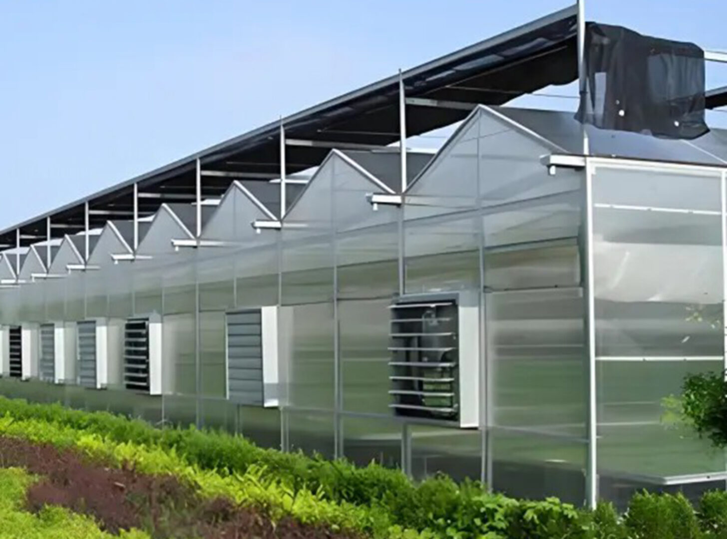 Polycarbonate greenhouse for agricultural product cultivation