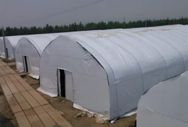 Polycarbonate Mushroom Growing Greenhouse Multispan Farming Green House Cultivation