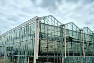 Semi-closed commercial greenhouse is designed specifically for crop cultivation in extreme climate zones
